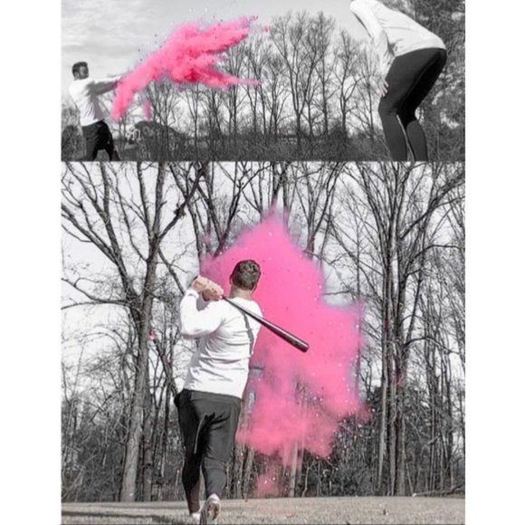 Baby Girl Pink Gender Reveal Baseball - Picture 6 of 6
